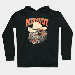 Meowdy! Funny Country Music Hoodie